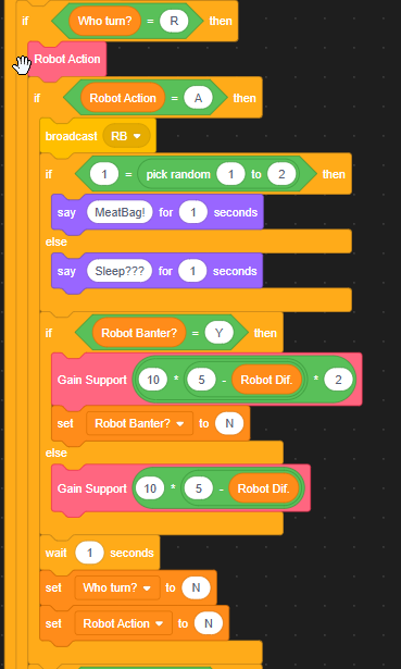 Robot Actions Blocks 1