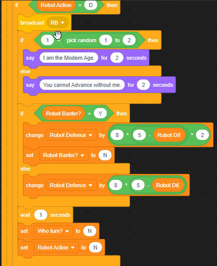 Robot Actions Blocks 2