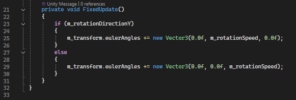 Rotating Platforms Code Snippet