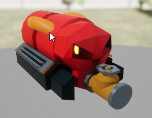 Flamethrower Weapon Model