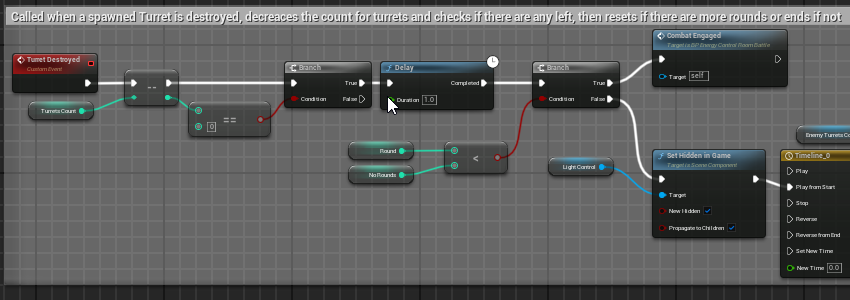 Turret Countdown Blueprint Snippet