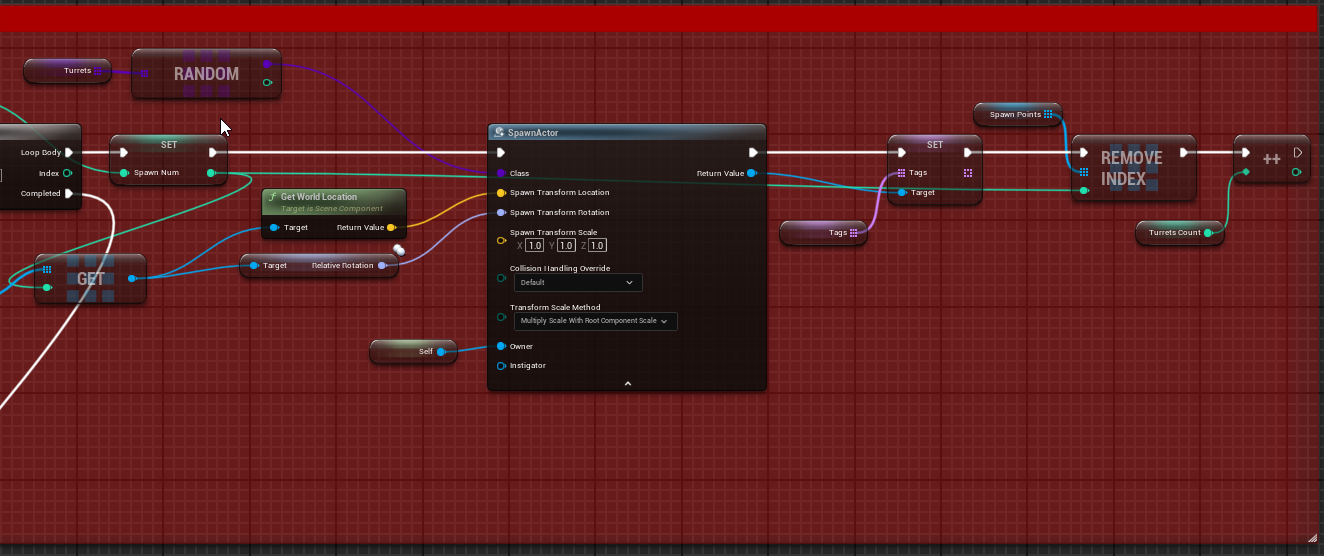 Turret Spawn Blueprint Snippet 2